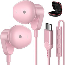 Load image into Gallery viewer, APETOO USB C Headphones for iPhone 16 15 Pro Max Plus iPad Pro,USB Type C Earphones HiFi Stereo USB C Wired Earbuds with Mic Volume Control for Samsung S24 S23 Ultra S22 S21 FE, Pixel, OnePlus, Huawei
