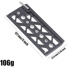 Load image into Gallery viewer, FocusFoto 5" Dovetail Bridge Plate Bottom Tripod Baseplate Lightweight Base Plate Mount for Tilta Standard Camera Cage
