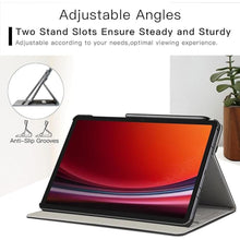 Load image into Gallery viewer, ZtotopCases for Samsung Galaxy Tab S10 Plus Case 2024/ S9 Plus/ S9 FE Plus 5G 12.4 Inch 2023, Premium PU Leather Cover with Hand Strap/Front Pocket/S Pen Holder for Tablet S10+/S9+/S9 FE+, Black
