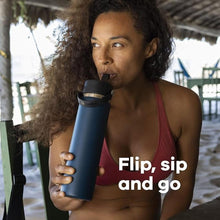 Load image into Gallery viewer, Hydro Flask Wide Flex Straw Cap Agave 40 Oz
