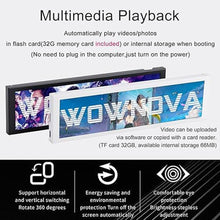 Load image into Gallery viewer, WOWNOVA 8.8" Computer Temp Monitor (Dynamic Theme Supported), 1 Click 1 Cable to Get Started Quickly PC Temperature Display Sensor Panel IPS Mini Secondary Screen CPU RAM HDD Data FPS Monitor (White)
