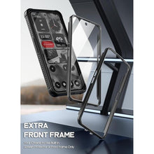Load image into Gallery viewer, Poetic Guardian Case Compatible with Nothing Phone 2 6.7 Inch 20 FT Mil-Grade Drop Tested , Full-Body Hybrid Shockproof Bumper Cover Case with Built-in Screen Protector, Black Clear
