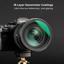 Load image into Gallery viewer, K&amp;F Concept 49mm White Mist 1/4 Filter, 18 Multi-Layer Coatings Dreamy Soft White Diffusion Filter with Cleaning Cloths for Portrait/Video/Vlog Photography
