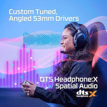 Load image into Gallery viewer, HyperX Cloud III Wireless – Gaming Headset for PC, PS5, PS4, up to 120-hour Battery, 2.4GHz Wireless, DTS Spatial Audio, 53mm Angled Drivers, Memory Foam, Durable Frame, 10mm Microphone, Black/Red
