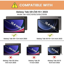 Load image into Gallery viewer, INFILAND Galaxy Tab S10+ Plus 2024/ S9+ Plus/ S9 FE Plus Case, Multi-Angle Stand Cover Compatible with Samsung Tab S10 Plus/ S9 Plus/S9 FE Plus 12.4 Inch [Auto Wake/Sleep], Dark Red
