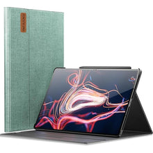 Load image into Gallery viewer, INFILAND Galaxy Tab S10 Ultra/S9 Ultra/S8 Ultra 14.6 Inch Case, Multi-Angle Stand Cover Compatible with Samsung Galaxy Tab S10 Ultra/S9 Ultra/S8 Ultra Tablet [Auto Wake/Sleep], Mint Green

