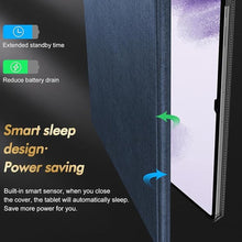 Load image into Gallery viewer, INFILAND Galaxy Tab S10 Ultra/S9 Ultra/S8 Ultra 14.6 Inch Case, Multi-Angle Stand Cover Compatible with Samsung Galaxy Tab S10 Ultra/S9 Ultra/S8 Ultra Tablet [Auto Wake/Sleep], Navy
