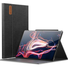 Load image into Gallery viewer, INFILAND Galaxy Tab S10 Ultra/S9 Ultra/S8 Ultra 14.6 Inch Case, Multi-Angle Stand Cover Compatible with Samsung Galaxy Tab S10 Ultra/S9 Ultra/S8 Ultra Tablet [Auto Wake/Sleep], Black

