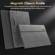 Load image into Gallery viewer, INFILAND Galaxy Tab S10 Ultra/S9 Ultra/S8 Ultra 14.6 Inch Case, Multi-Angle Stand Cover Compatible with Samsung Galaxy Tab S10 Ultra/S9 Ultra/S8 Ultra Tablet [Auto Wake/Sleep], Gray
