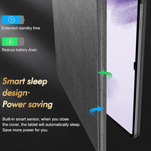 Load image into Gallery viewer, INFILAND Galaxy Tab S10 Ultra/S9 Ultra/S8 Ultra 14.6 Inch Case, Multi-Angle Stand Cover Compatible with Samsung Galaxy Tab S10 Ultra/S9 Ultra/S8 Ultra Tablet [Auto Wake/Sleep], Gray
