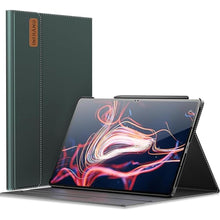 Load image into Gallery viewer, INFILAND Galaxy Tab S10 Ultra/S9 Ultra/S8 Ultra 14.6 Inch Case, Multi-Angle Stand Cover Compatible with Samsung Galaxy Tab S10 Ultra/S9 Ultra/S8 Ultra Tablet [Auto Wake/Sleep], Midnight Green
