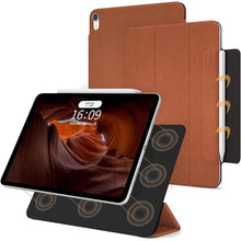 Load image into Gallery viewer, Magnetic Case for iPad Air 6/5/4, Slim Smart Folio for iPad Air 5th/ 4th Generation 10.9 Inch 2022/2020 Model, Trifold Stand Case for 2024 iPad air 11 inch, Auto Sleep/Wake (Vegan Leather)

