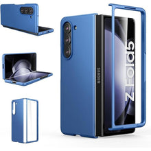 Load image into Gallery viewer, Foluu Slim Fit Case for Samsung Galaxy Z Fold 5 Case, with Front Built-in Screen Protector, Ultra Thin Matte PC Protective Cover for Samsung Galaxy Z Fold5 5G 2023 (Blue)
