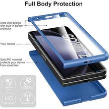 Load image into Gallery viewer, Foluu Slim Fit Case for Samsung Galaxy Z Fold 5 Case, with Front Built-in Screen Protector, Ultra Thin Matte PC Protective Cover for Samsung Galaxy Z Fold5 5G 2023 (Blue)
