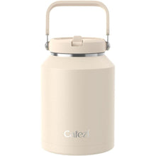 Load image into Gallery viewer, 64oz Insulated Water Bottle, Stainless Steel Water Bottles with Flip Straw and Top Handle, Leak Proof, Iced for 34 Hours, 64 oz Tumbler
