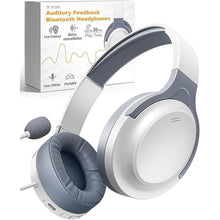 Load image into Gallery viewer, Auditory Feedback Wireless Headphones - Brain Training Bluetooth Headphones, Enhanced Speech, Language, Memory and Attention, for You and Your Children, Help with Autism ADHD (White)
