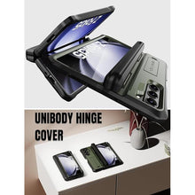 Load image into Gallery viewer, CaseBorne V Compatible with Samsung Galaxy Z Fold 5 Case - Full Body Protective Case with Hinge Cover, [Tempered Glass Screen Protector], Kickstand and S Pen Holder, [Recycled Materials] Green
