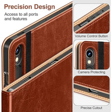 Load image into Gallery viewer, DTTO for Samsung Galaxy Tab S9 11 inch Case 2023 Release [SM-X710/X716B/X718U], Premium Leather Business Folio Stand Cover with S-Pen Holder, Auto Sleep/Wake for Galaxy Tab S9 11" Tablet, Brown
