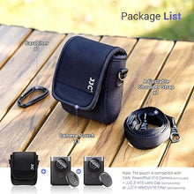 Load image into Gallery viewer, Soft Neoprene Carry Case for Canon PowerShot V10 Vlog Camera, Canon V10 Case Belt Pouch Crossbody Bag with Strap &amp; Carabiner, Shockproof Camera Travel Storage Protector for Canon PowerShot V10 camera
