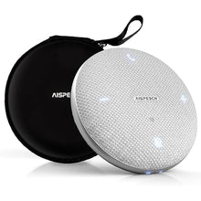 Load image into Gallery viewer, Bluetooth Conference Speakerphone M4 Conference Microphone with AI Noise Reduction AI Transcription Full-Duplex 360° Omnidirectional Voice Pickup USB Speaker for Teams Zoom Home Office, Gray
