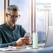 Load image into Gallery viewer, SIPX™ Triple-Insulated Tumblers - 18 Oz. Slim Modern Tumbler With Lid, insulated Cup Keeps Hot For 12 Hours, Stainless Steel Tumbler Made Of Sustainable Material, Coffee Travel Mug For Home &amp; Office
