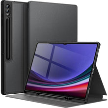 Load image into Gallery viewer, JETech Case for Samsung Galaxy Tab S10 Ultra/Tab S9 Ultra 14.6-Inch with S Pen Holder, Slim Folio Stand Protective Tablet Cover, Multi-Angle Viewing (Black)
