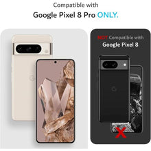 Load image into Gallery viewer, TUDIA MergeGrip Magsafe Compatible Phone Case for Google Pixel 8 Pro 2023 - Dual Layer, Shockproof, Military Grade, Non-Slip, Slim, Rugged, Heavy Duty &amp; Tough Protective Phone Case - Matte Black
