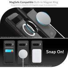 Load image into Gallery viewer, TUDIA MergeGrip Magsafe Compatible Phone Case for Google Pixel 8 Pro 2023 - Dual Layer, Shockproof, Military Grade, Non-Slip, Slim, Rugged, Heavy Duty &amp; Tough Protective Phone Case - Matte Black
