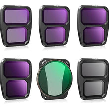 Load image into Gallery viewer, STARTRC ND Filters Set for DJI Air 3 Accessories,6Pack Filters-(UV, CPL, ND8, ND16, ND32, ND64,) (Aluminum Version)
