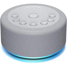 Load image into Gallery viewer, Sound Machine Night Light White Noise Machine 30 Non Looping Sounds 12 Lights 5 Timers 36 Adjustable Volume Memory Function Brown Noise Sleep Sounds Machine for Baby Kids Adult &amp; Home Office Travel
