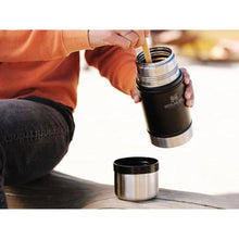 Load image into Gallery viewer, Stanley Classic Legendary Large Food Jar 24 oz | Vacuum Insulated Food Container | Wide Mouth Screw On Lid | Packable for Travel | Stainless Steel with Leakproof Lid | BPA-Free | Matte Black
