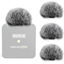 Load image into Gallery viewer, Cubilux Windscreen for Rode Wireless Go II, 4-Pack Furry Wind Muff, Windshield, Dead Cat, Pop Filter for Rode Wireless Go 2
