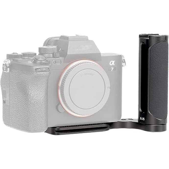 Foto4easy Universal Camera Side Handle Grip with Arca Swiss Plate for Canon Nikon Sony Fujifilm DSLR Camera