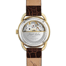 Load image into Gallery viewer, Bulova Ladies' Joseph Commodore Limited Edition Automatic Brown Leather Watch | 34.4mm | 97M117
