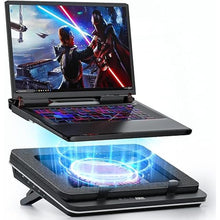 Load image into Gallery viewer, IETS GT600 Laptop Cooling Pad Equipped with Gigantic Turbo-Fan?5.5inch Diameter?,Sealed Foam for Rapid Cooling Gaming Laptop,14.1-19.3 inch Laptop Cooler with 3-Port USB Hub,Dust Filter,Touch Start
