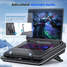 Load image into Gallery viewer, IETS GT600 Laptop Cooling Pad Equipped with Gigantic Turbo-Fan?5.5inch Diameter?,Sealed Foam for Rapid Cooling Gaming Laptop,14.1-19.3 inch Laptop Cooler with 3-Port USB Hub,Dust Filter,Touch Start
