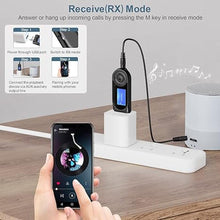 Load image into Gallery viewer, Bluetooth Receiver Transmitter, 2 in 1 Aux Bluetooth Adapter for Car, Bluetooth Car Adapter, Audio Receiver for Laptop, Radio, Headphones, Speakers, TV
