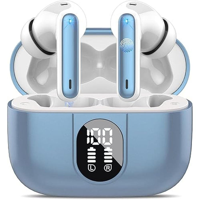 Wireless Earbuds 2024 Bluetooth 5.3 Headphones HiFi Stereo, 40H Playtime in-Ear Earbud, Bluetooth Earbuds with LED Power Display, IP7 Waterproof Wireless Earphones Sport Headset for Android iOS