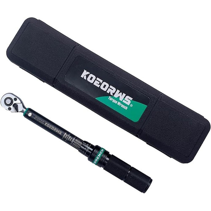 1/4-Inch Drive Click Torque Wrench, 20-220 In.lb/2.26-24.9 Nm Dual-direction Torque Wrench, Bike Torque Wrenches with Dual Range Scales, Quick Release Reversible Head for Bicycle, Motorcycle