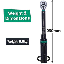 Load image into Gallery viewer, 1/4-Inch Drive Click Torque Wrench, 20-220 In.lb/2.26-24.9 Nm Dual-direction Torque Wrench, Bike Torque Wrenches with Dual Range Scales, Quick Release Reversible Head for Bicycle, Motorcycle
