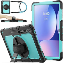 Load image into Gallery viewer, SEYMAC stock Case for Samsung Galaxy Tab S10 Ultra / S9 Ultra Tablet Case 14.6'' with Screen Protector Pencil Holder [360 Rotating Strap] &amp; Stand, for Galaxy Tab S10 Ultra/ S9 Ultra 14.6'', Skyblue1
