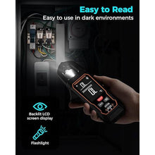 Load image into Gallery viewer, Smart Digital Clamp Meter DC/AC Current Multimeter 600A AC/DC Voltage Tester TRMS Counts Auto-ranging Resistance Capacitance Diodes Continuity Live Wire Temperature
