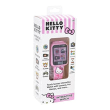 Load image into Gallery viewer, Accutime Hello Kitty Kids Smartwatch - Interactive Touchscreen with 10 Watch Faces, Camera, Games, Alarm, Step Tracker &amp; More - Fun Gift for Girls with Pink Silicone Strap - Fits Wrists 5.5&#39;&#39; to 8.0&quot;
