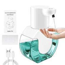 Load image into Gallery viewer, Qivine Automatic Soap Dispenser Touchless, 420ML/14Oz Auto Soap Dispenser Touchless, Wall Mounted Electric Hand Sanitizer Dispensers with Rechargeable 4 Adjustable Liquid Volume for Kitchen Bathroom
