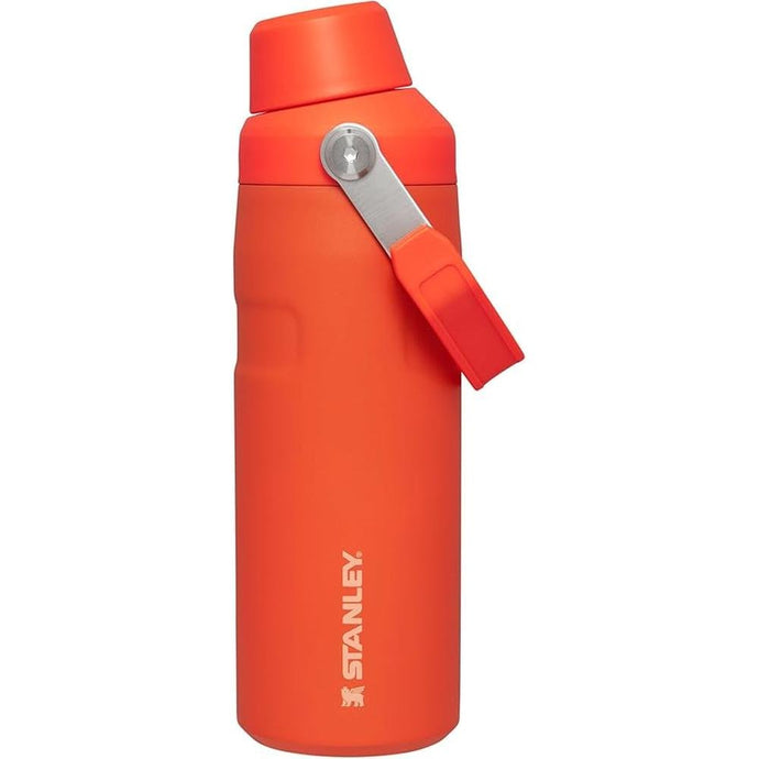 Stanley IceFlow Fast Flow Water Bottle 16 oz | Angled Spout Lid | Lightweight and Leakproof for Travel and Sports | Insulated Stainless Steel | BPA-Free |Tigerlily