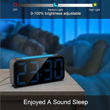 Load image into Gallery viewer, Alarm Clocks for Heavy Sleepers, Vibrating Alarm Clock with Bed Shaker, Night Light, Large Display, Dimmable Loud Clock for Adults Hearing Impaired Deaf Seniors Teens (RGB)

