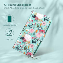 Load image into Gallery viewer, ULAK Compatible with iPhone 15 Wallet Case for Women, Premium PU Leather Flip Cover with Card Holder, Kickstand Feature Protective Purse Case for iPhone 15 2023 6.1 Inch, Mint
