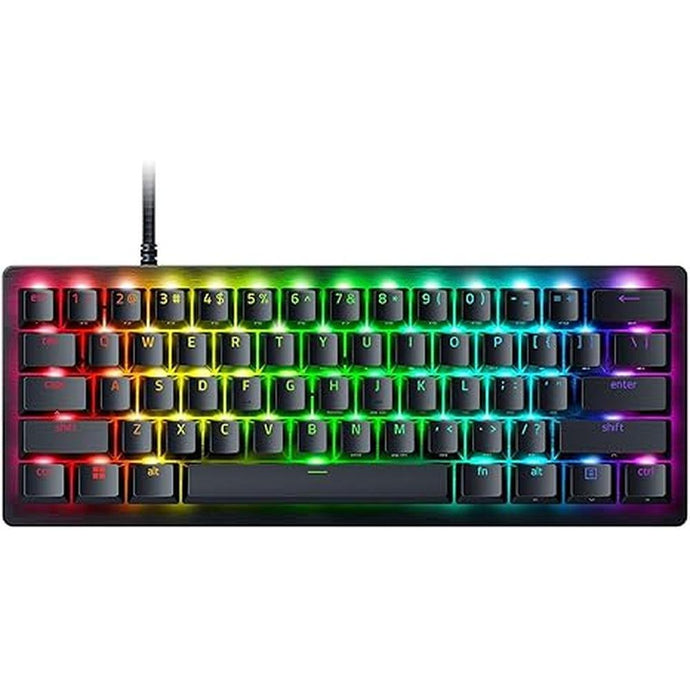 Razer Huntsman V3 Pro Mini 60% Esports Gaming Keyboard: Analog Optical Switches - Razer Snap Tap - Rapid Trigger - Adjustable Actuation - Dual-Purpose Mod Keys - Doubleshot PBT Keycaps - Black