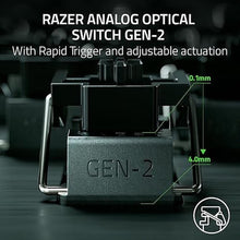 Load image into Gallery viewer, Razer Huntsman V3 Pro Mini 60% Esports Gaming Keyboard: Analog Optical Switches - Razer Snap Tap - Rapid Trigger - Adjustable Actuation - Dual-Purpose Mod Keys - Doubleshot PBT Keycaps - Black
