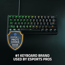 Load image into Gallery viewer, Razer Huntsman V3 Pro Mini 60% Esports Gaming Keyboard: Analog Optical Switches - Razer Snap Tap - Rapid Trigger - Adjustable Actuation - Dual-Purpose Mod Keys - Doubleshot PBT Keycaps - Black
